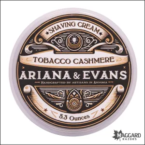 Ariana and Evans Tobacco Cashmere Shaving Cream, 5.3oz