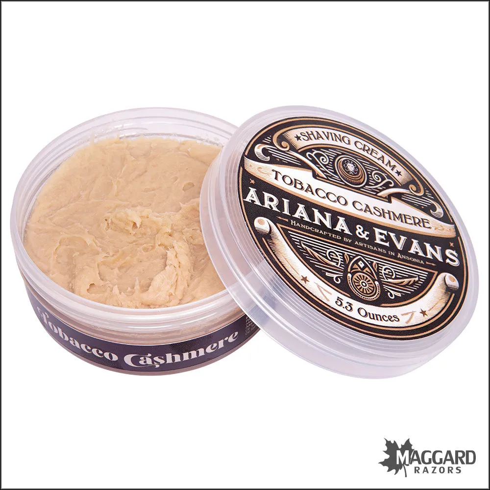 Ariana and Evans Tobacco Cashmere Shaving Cream, 5.3oz