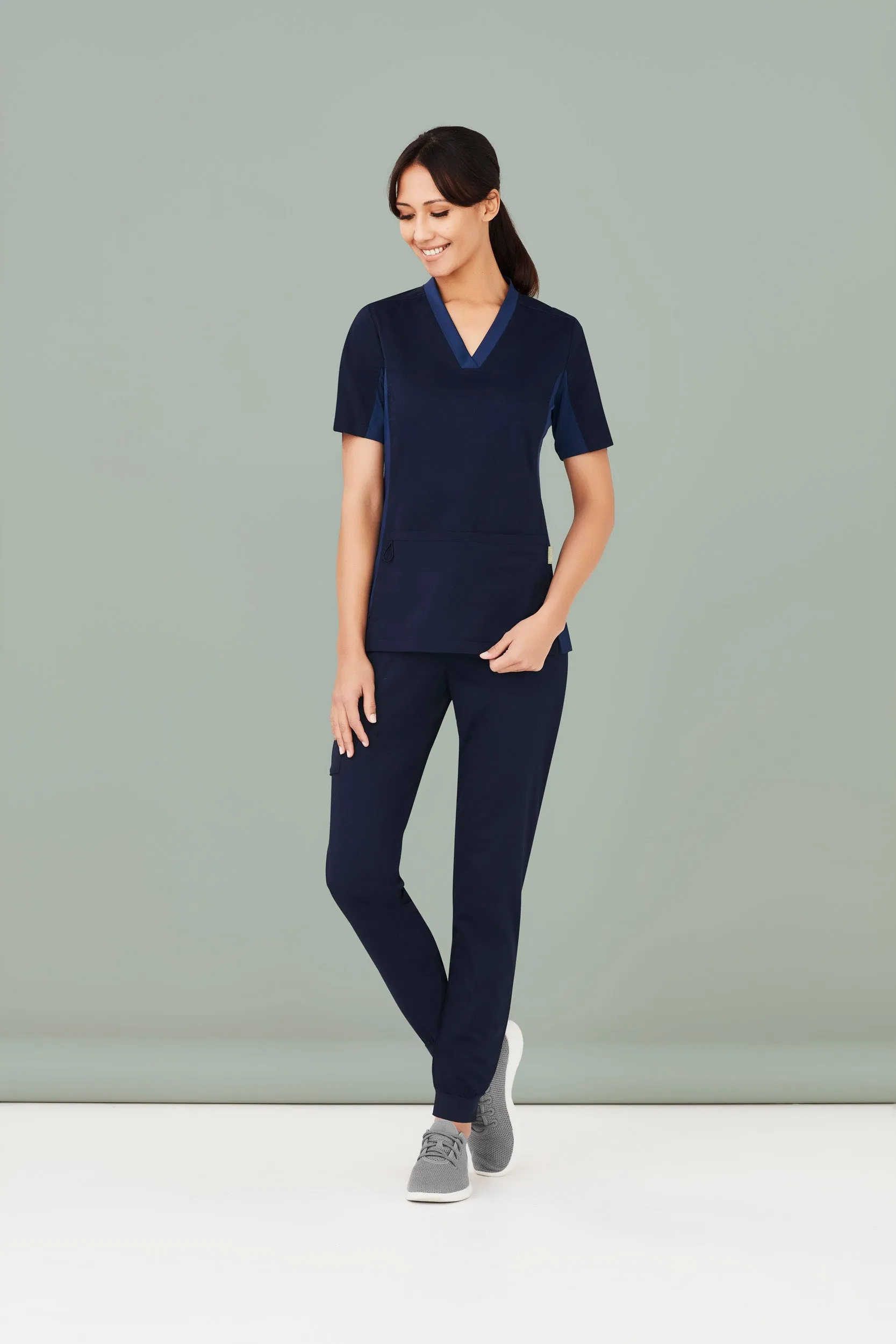 Biz Care Riley Ladies Slim Leg Jogger Scrub Pant