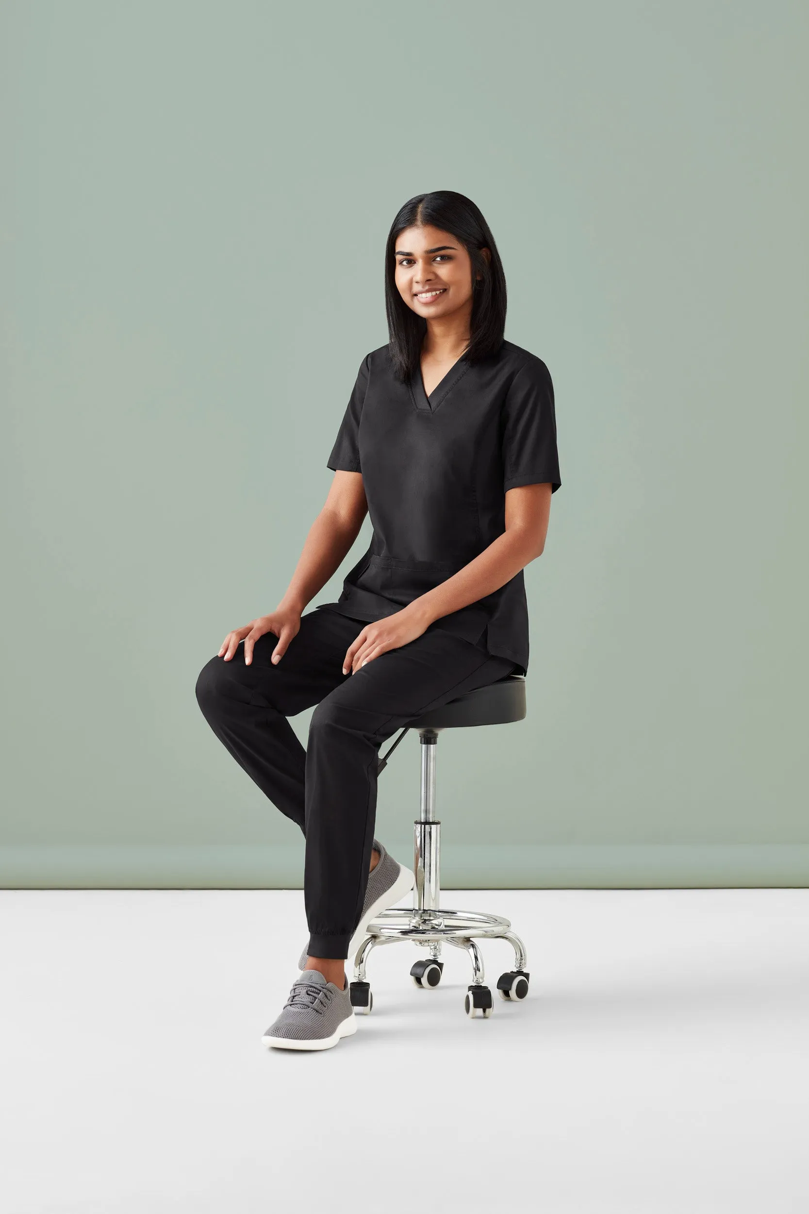 Biz Care Riley Ladies Slim Leg Jogger Scrub Pant