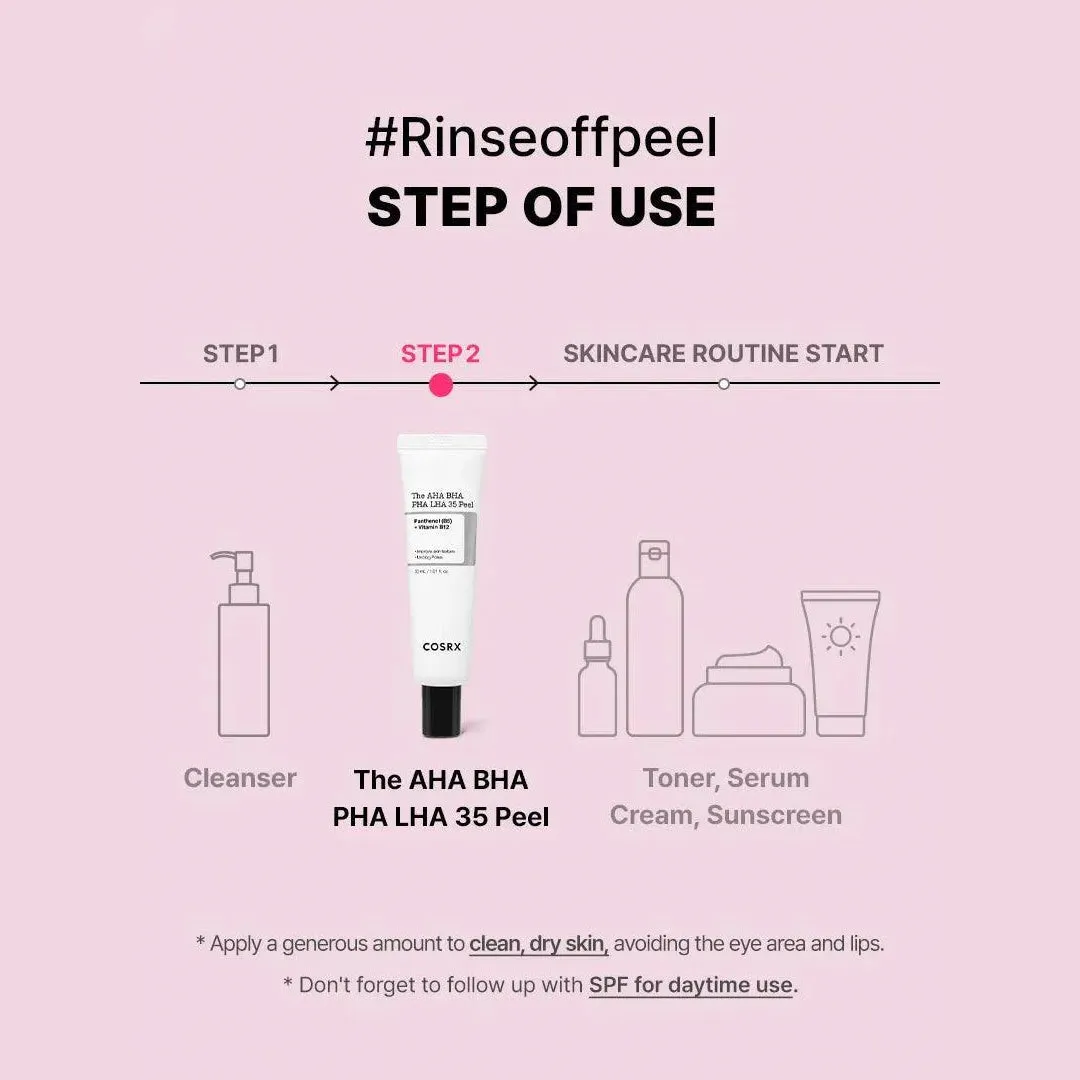 Cosrx The AHA BHA PHA LHA 35 Peel 30Ml