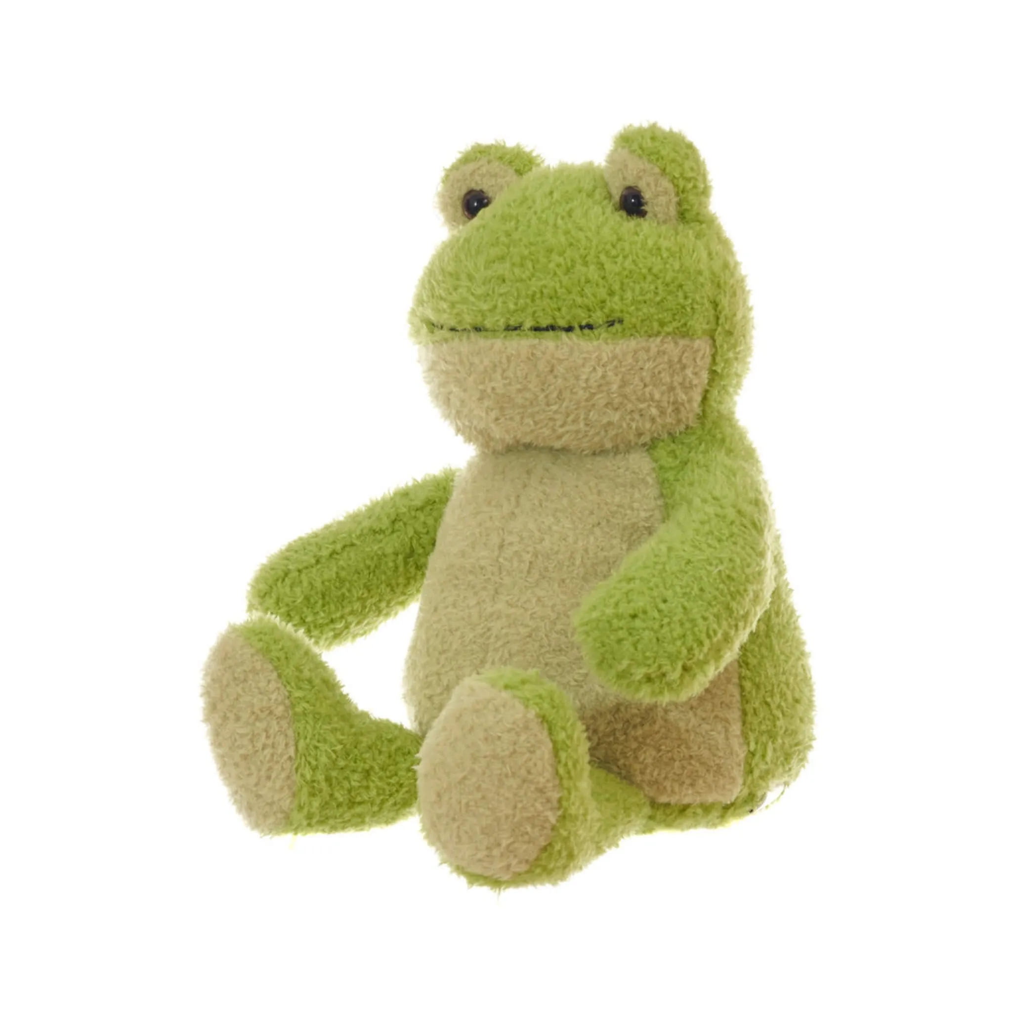 Frog Snuggable Hottie Heatable Animal Toy with Microwavable Pouch