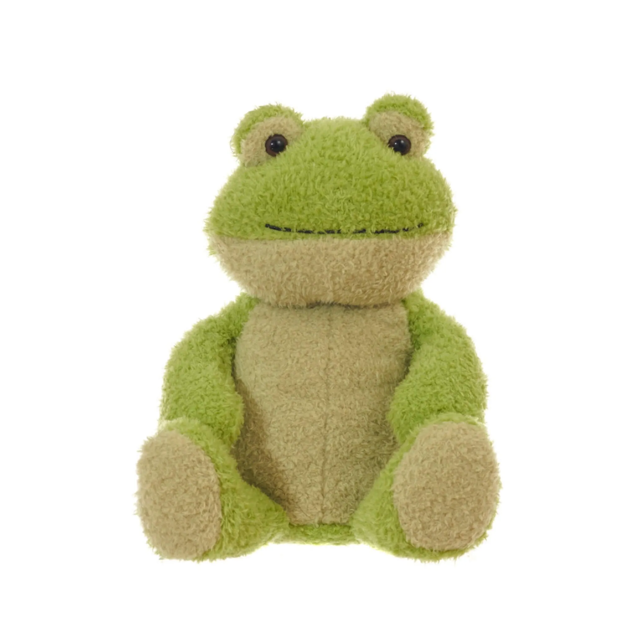 Frog Snuggable Hottie Heatable Animal Toy with Microwavable Pouch
