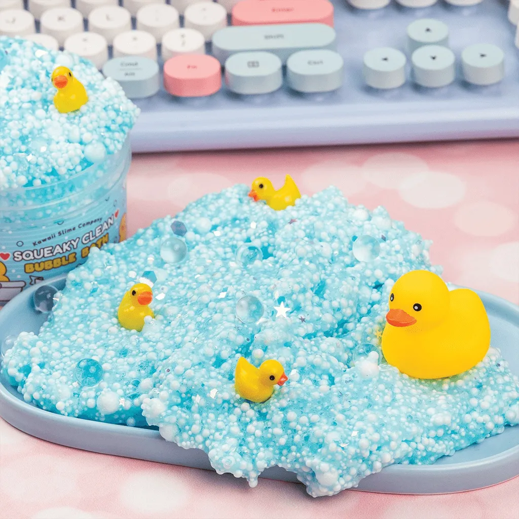 Kawaii Squeaky Clean Bubble Bath Floam Slime