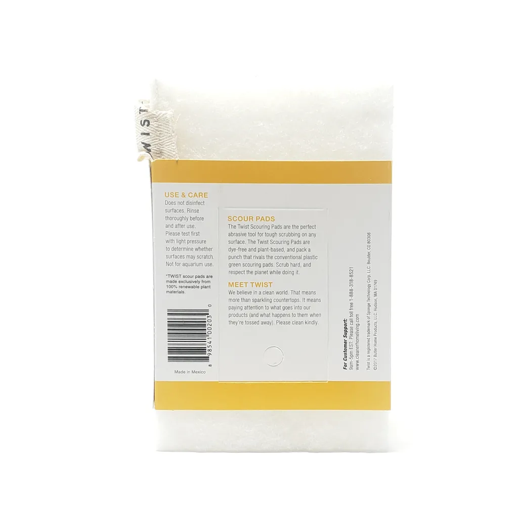 Natural Scour Pads - Set of 2