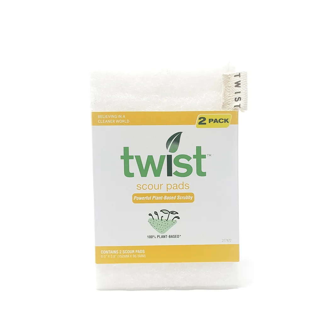 Natural Scour Pads - Set of 2