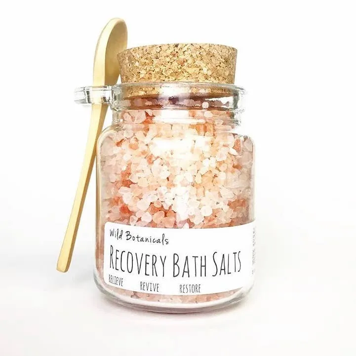 Wild Botanicals - Recovery - 10oz Bath Salts Cork Jar